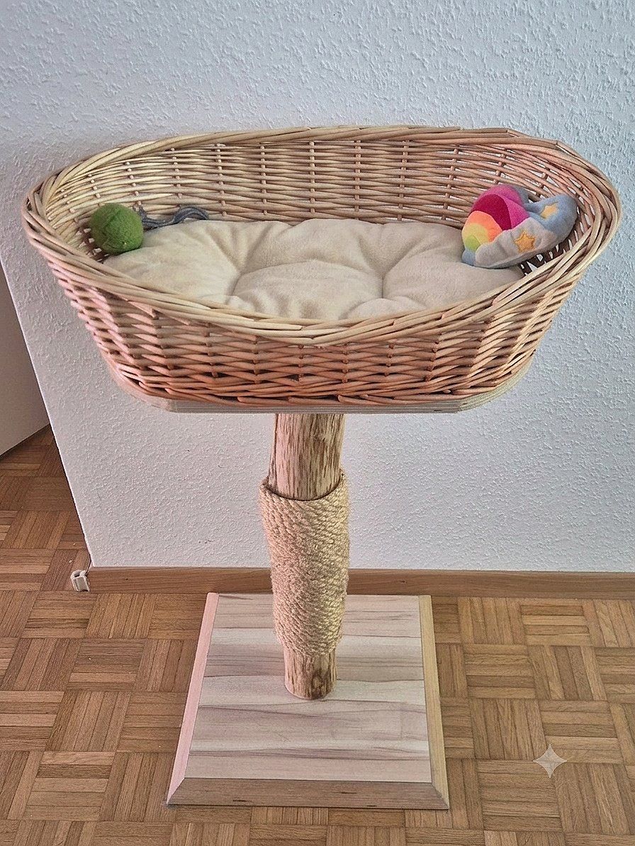 Tiragraffi: Katzenbaum  Kratzstamm mit Liegebett – Usato da Stansstad venduto da Mipo 1