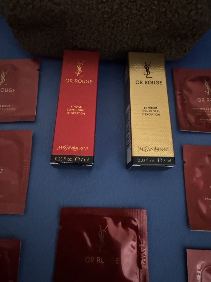 Saint Laurent Cura del viso: ** YSL - OR ROUGE/ETUI - SET ** – Nuovo e nell'imballaggio originale da Giebenach venduto da BeautyLover.90s 1