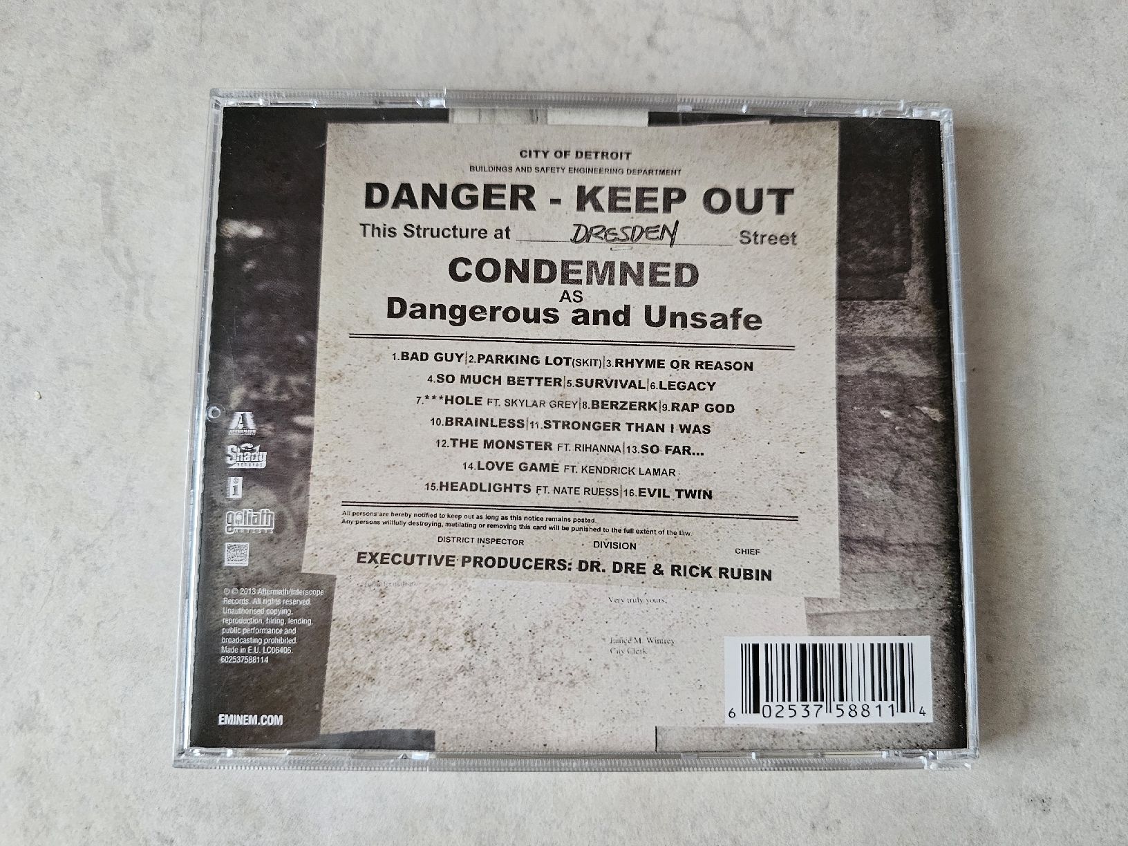 CDs: Eminem  -  The Marshall Mathers LP 2 – Gebraucht aus Schneisingen von backstore24 1