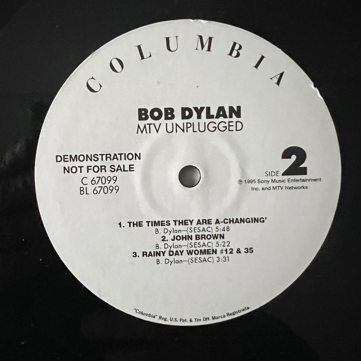 Dischi in vinile: Bob Dylan - Unplugged / 2 LP - 1. US-Press. 1995 - TOP – Usato da Gais venduto da soundcave57 3