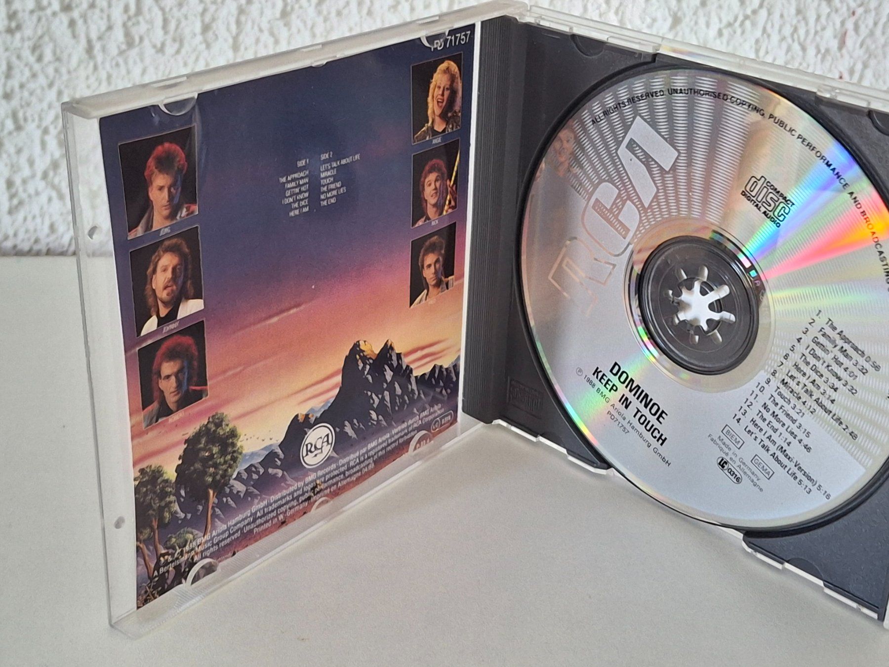 CDs: CD DOMINOE -  KEEP IN TOUCH /  Hard-Rock DE 1988 – D'occasion à Aarberg par Jackup1 2