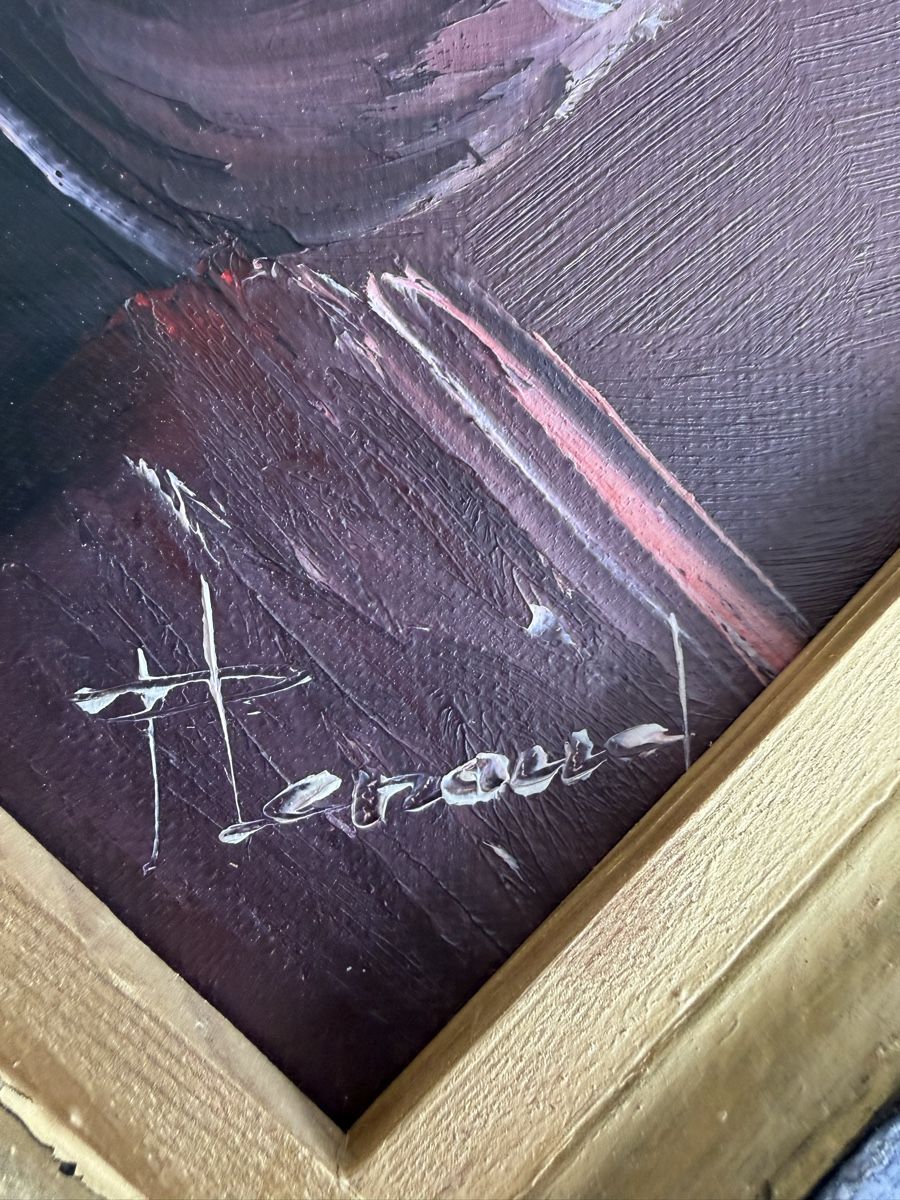Gemälde: Tableau Vase avec Fleurs avec signature ? – Gebraucht aus Echallens von leo_dk2d 3