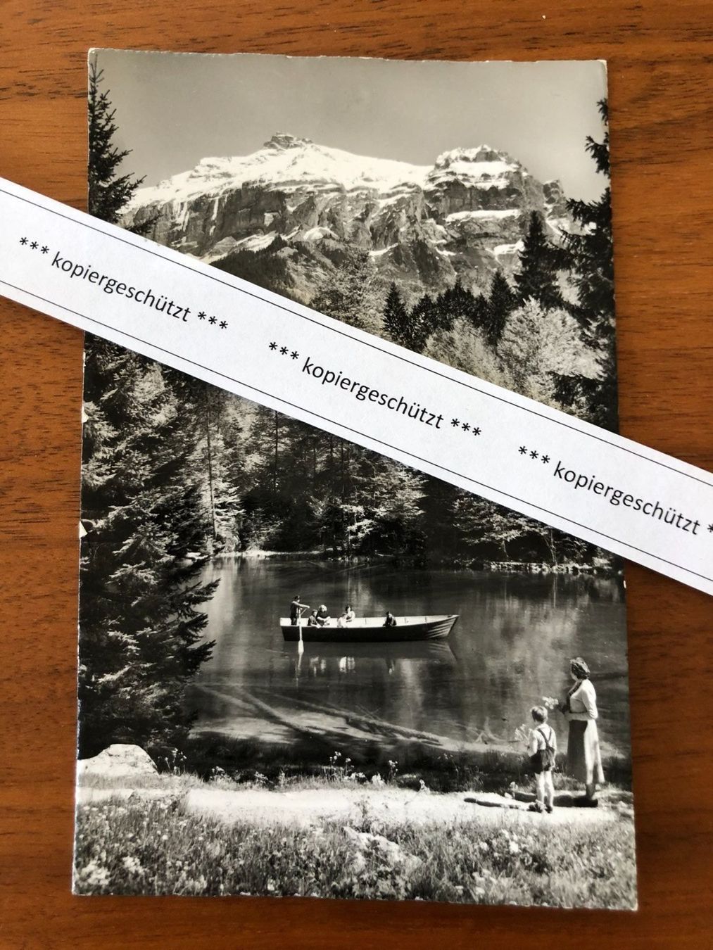 Cartoline postali: Blausee Kandertal AK sehr schön – Usato da Hefenhofen venduto da Bierinder