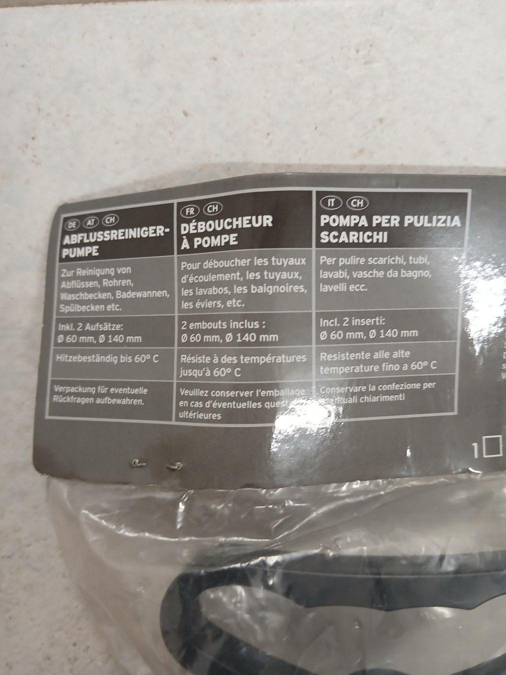 Alle Werkzeuge: Abflussreiniger-Pumpe POWERFIX – Neu (gemäss Beschreibung) aus Pfaffnau von lar_nw2l 3
