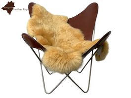 Lammfell Teppich Beige