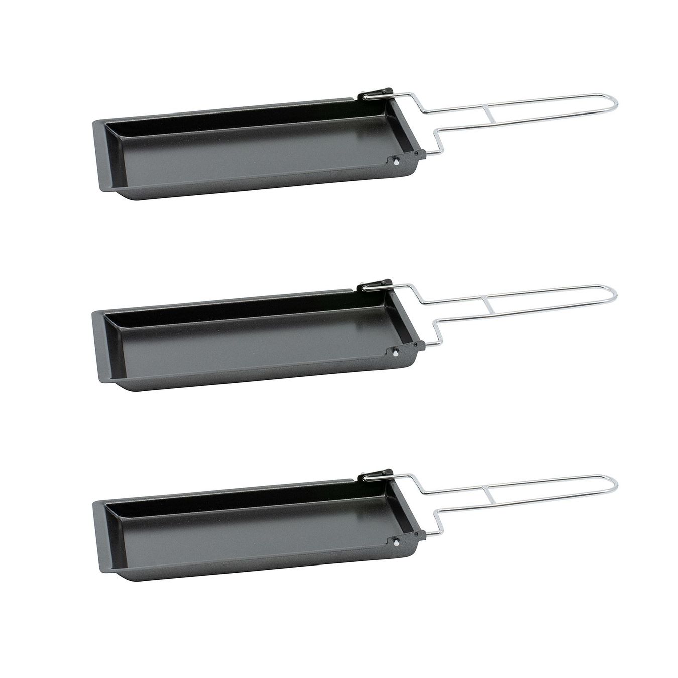 Elettrodomestici da cucina: Raclette Pfännchen- Grillpfänchen 3 Stk – Nuovo e nell'imballaggio originale da Wettingen venduto da kochshop