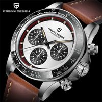Pagani Design Yachtmaster Herrenuhr schwarzes Ziffernblatt