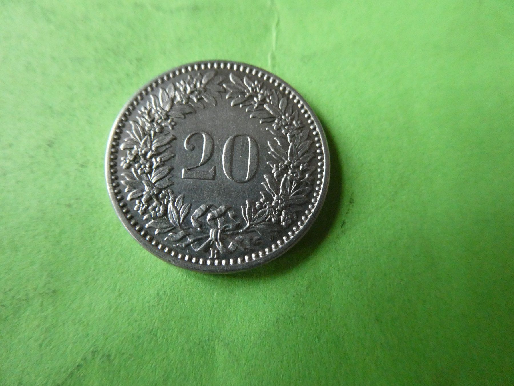 Tutti le monete: Schweiz 1903, 20 Rappen – Usato da Hinterforst venduto da Rohusri 1