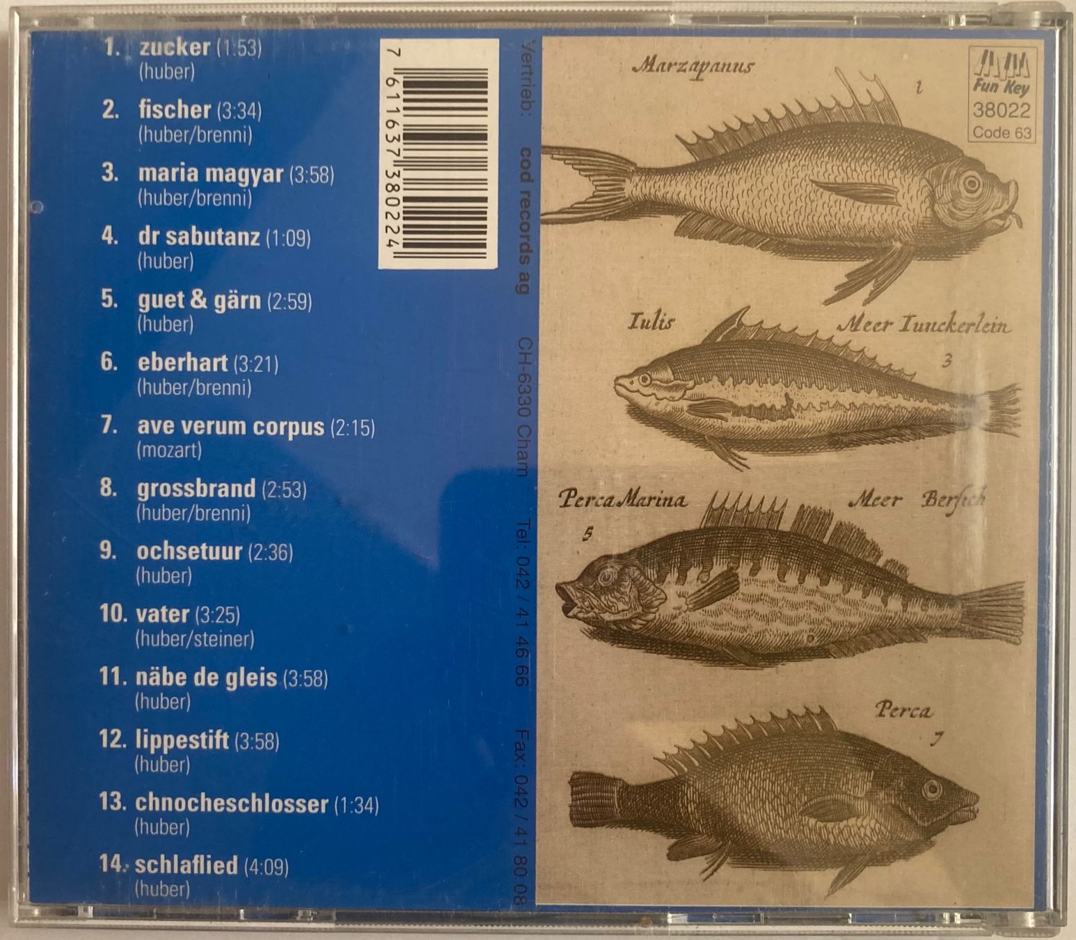 CD: PATENT OCHSNER - FISCHER – Usato da Poliez-Pittet venduto da Newtown-Records 1