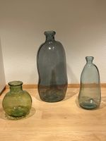 Glas Bodenvasen 3er-Set