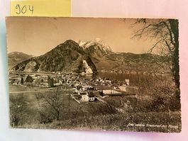 alte Ansichtskarte Stansstad mit Pilatus, 1943