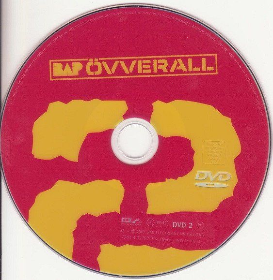 Alle DVDs: Bap – Övverall – Gebraucht aus Brittnau von Zibu 3