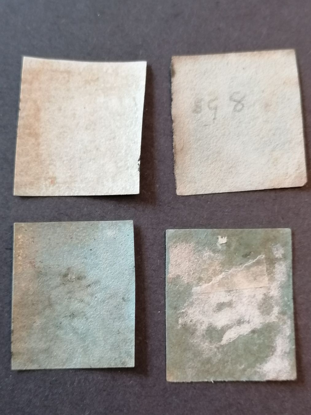 Tous les timbres: 4mal One Penny red 1841  – D'occasion à Happerswil par tschergi 1