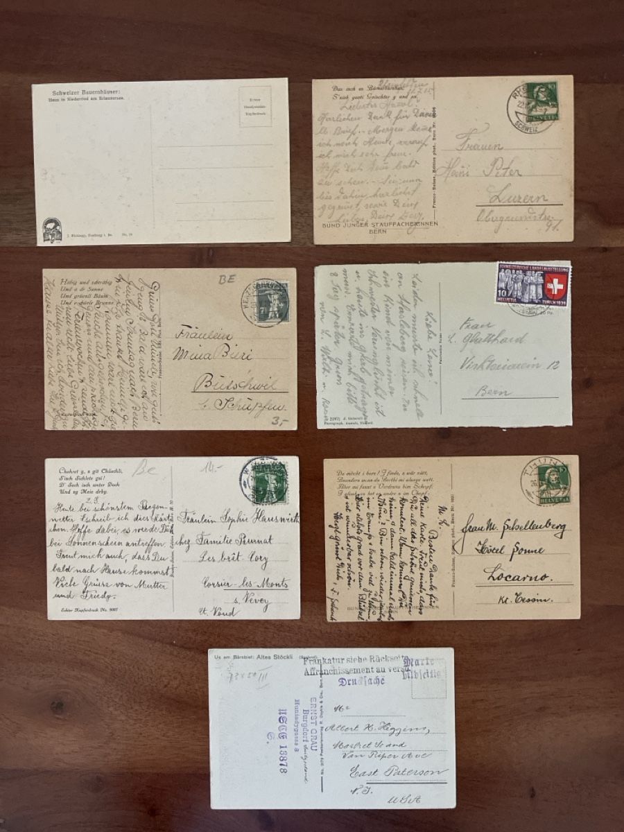 Ansichtskarten: 17 Ansichtskarten Schweiz von diversen Bauernhäuser – Gebraucht aus Oftringen von Cla.vD.74 1