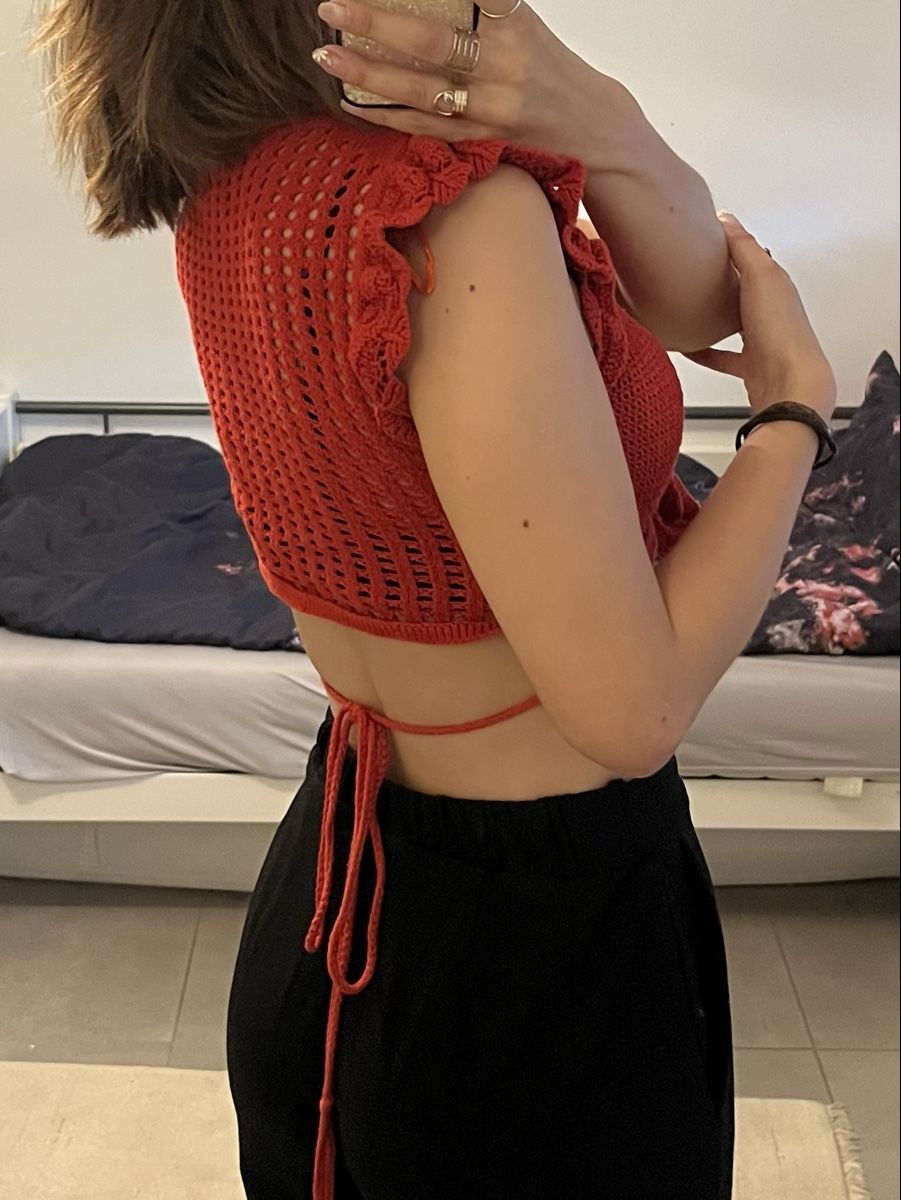 Tally Weijl Top: Haut en crochet taille M – Nuovo (secondo la descrizione) da Aigle venduto da sow_m7gm 5