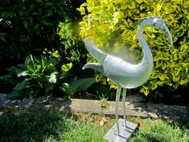 OISEAU EN METAL POUR JARDIN