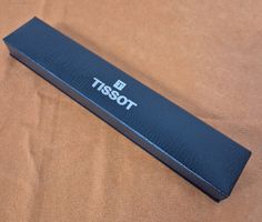 Tissot Uhrenetui, Vintage, sehr guter Zustand, dunkelblau