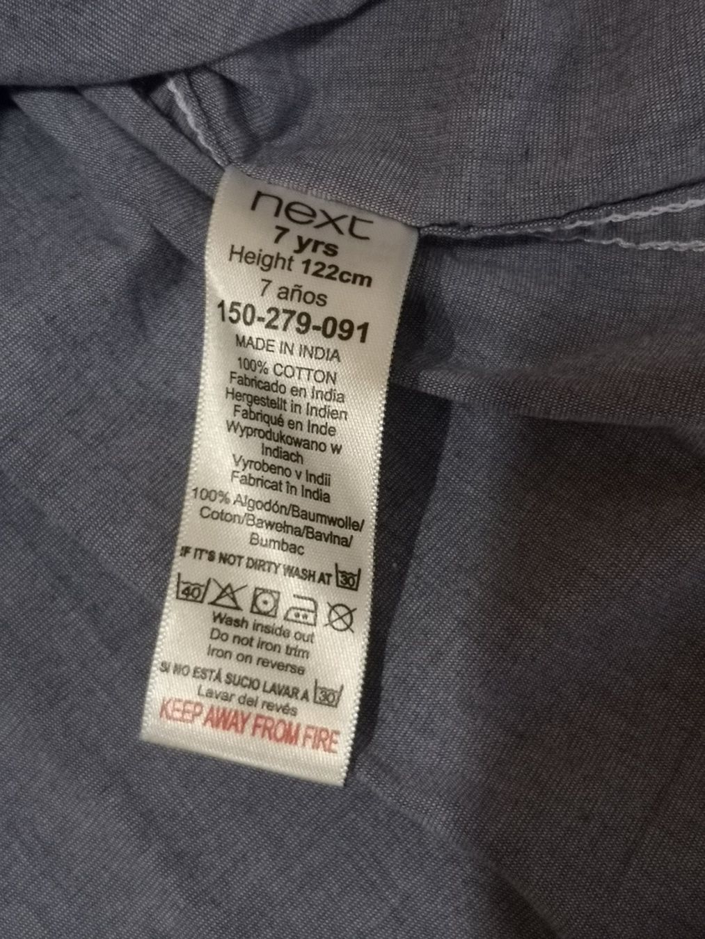 Next Camicie, T-shirt & Polo: Hemd Gr 122,von next british brand – Usato da Vordemwald venduto da Esel04 4