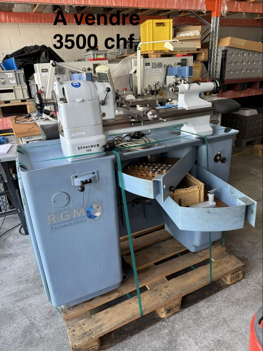 Schaublin Tutte le macchine: Schaublin 102 sur socle – Usato da Le Noirmont venduto da rap_x9lc 2