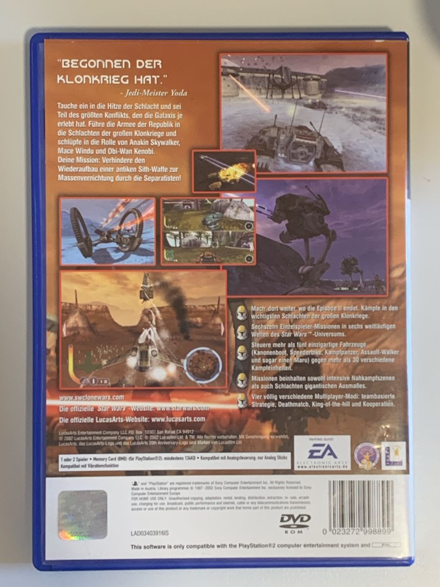 Sony Giochi: Star Wars: Clone Wars - PS2  – Usato da Ostermundigen venduto da RG-Collector 1
