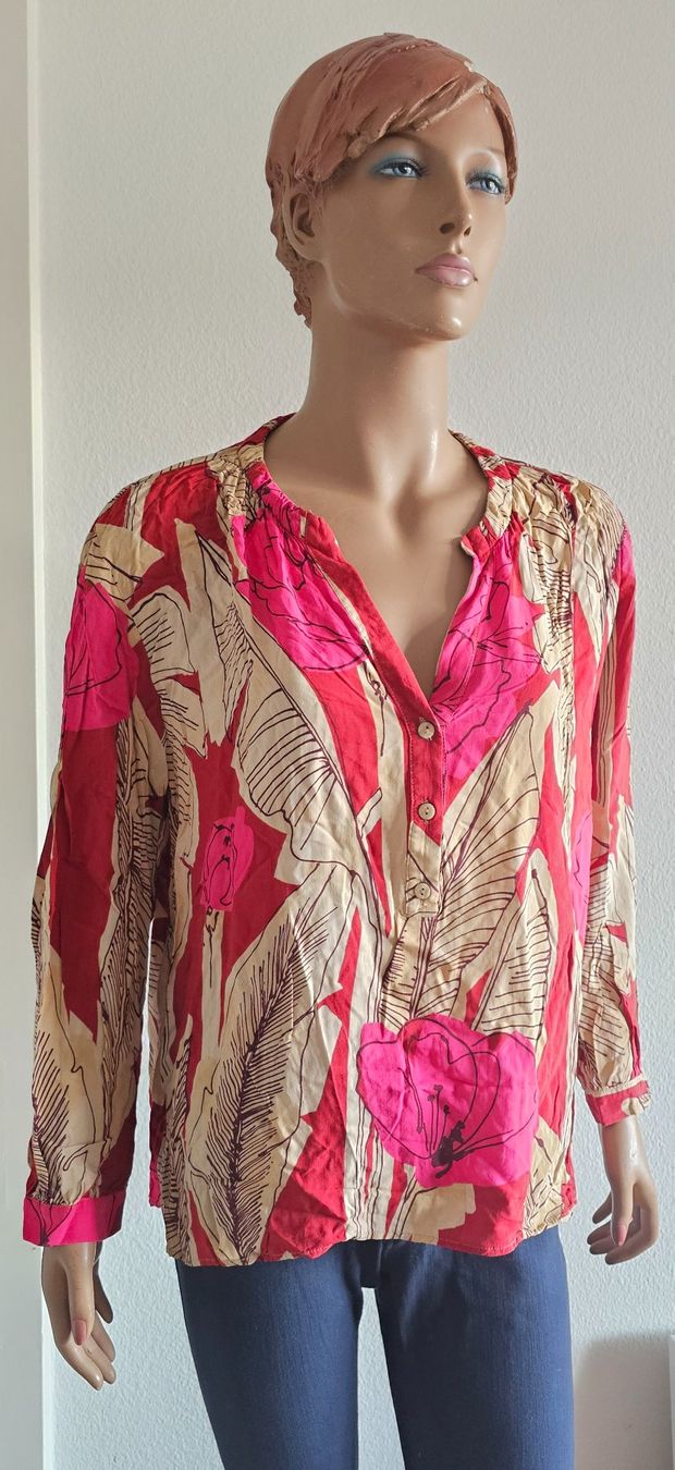 Zara Camicette: Zara Frühlingsbluse mit Blumenmuster, Grösse XL – Usato da Basel venduto da Allerlei-Basel