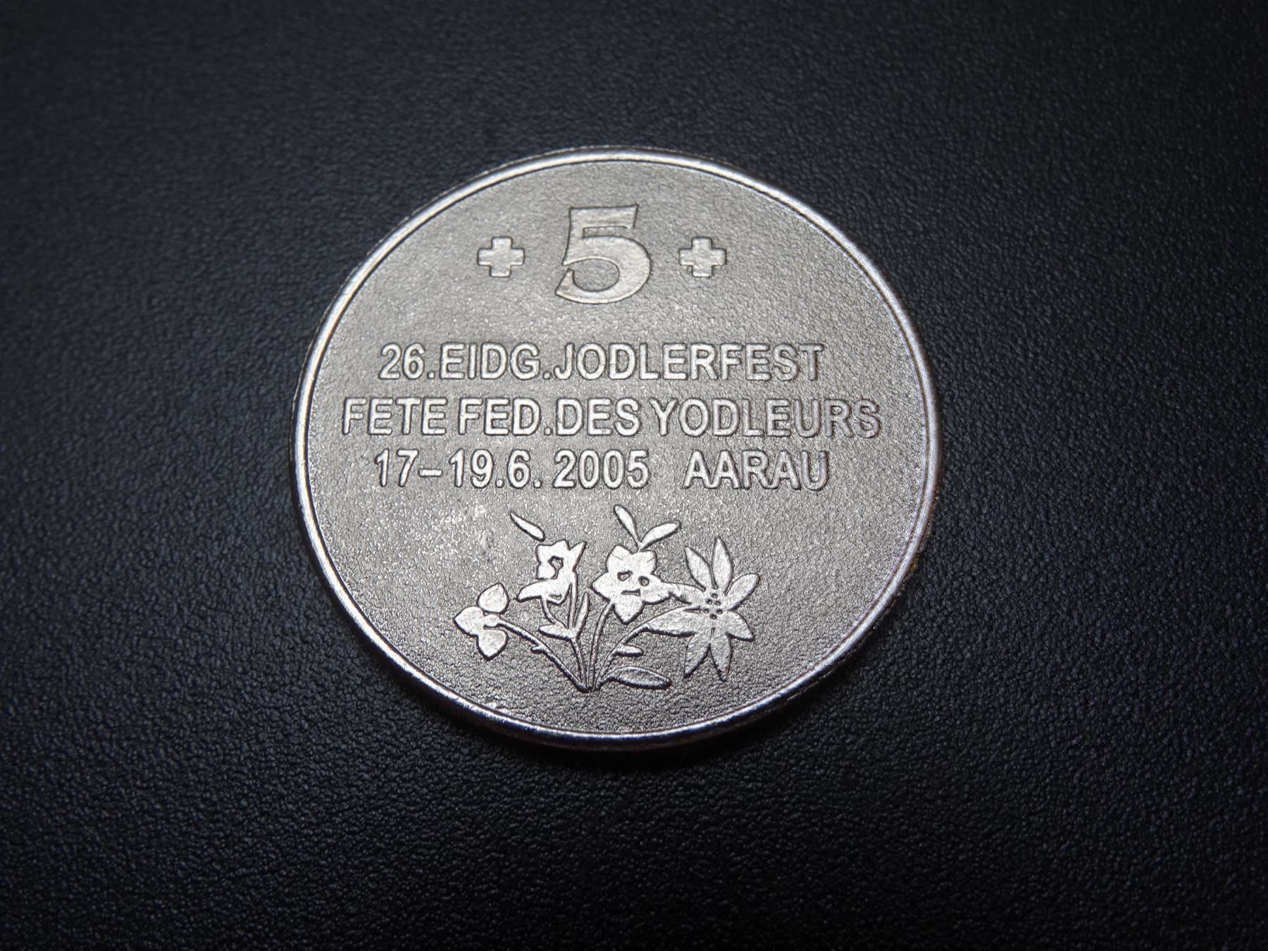 Medaillen: + 5 +    26. Eidg. Jodlerfest Aarau 2005 – Gebraucht aus Lupfig von JUTA09 1