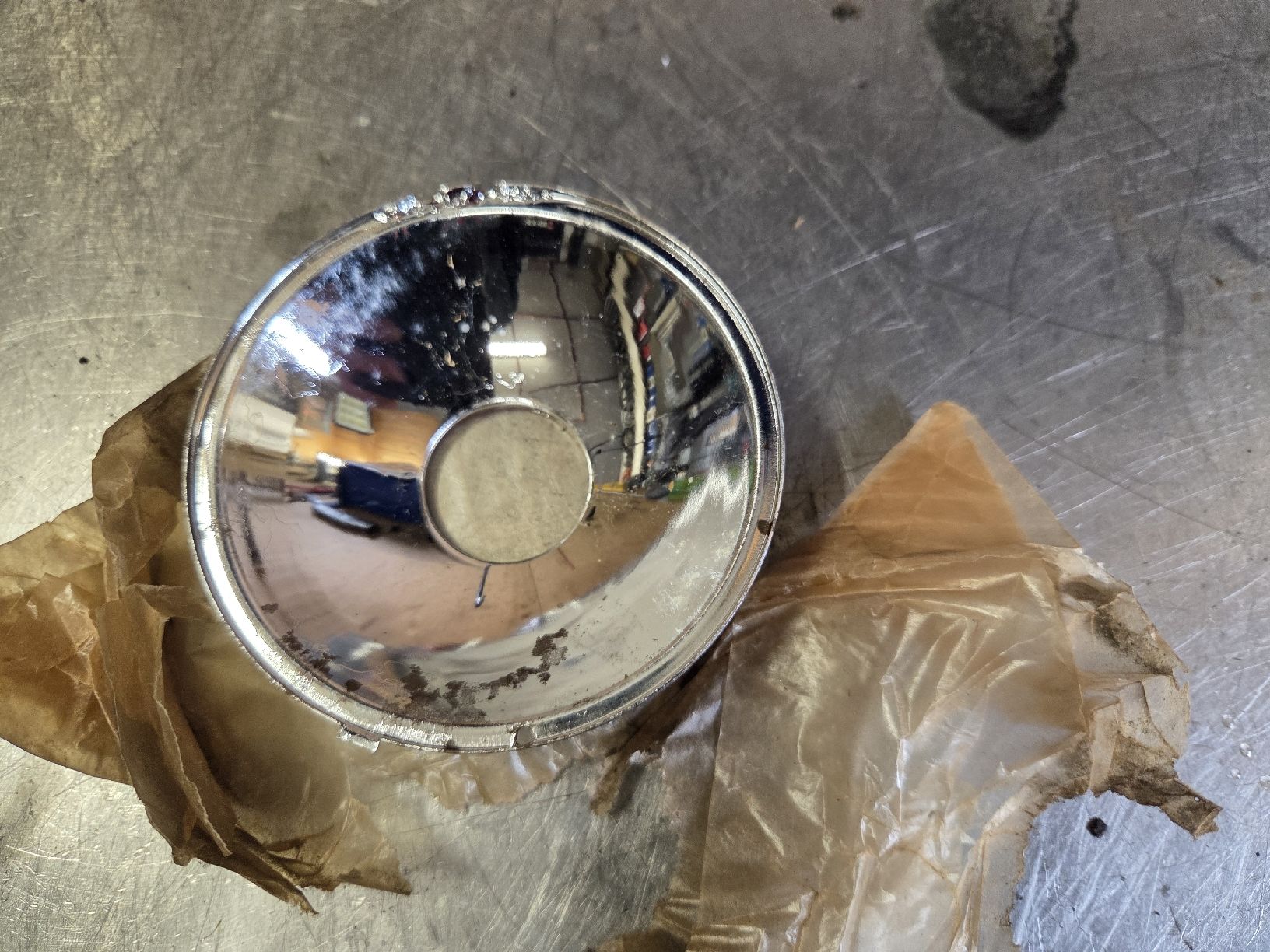 Puch Parti ricambio per ciclomotori: Lampenreflektor zu Eierlampe Hella Puch Sachs – Nuovo (secondo la descrizione) da Eichberg venduto da Schmid-Motos 2