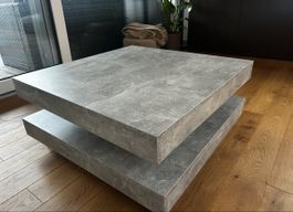 Couchtisch in Betonoptik – 76 × 76 cm