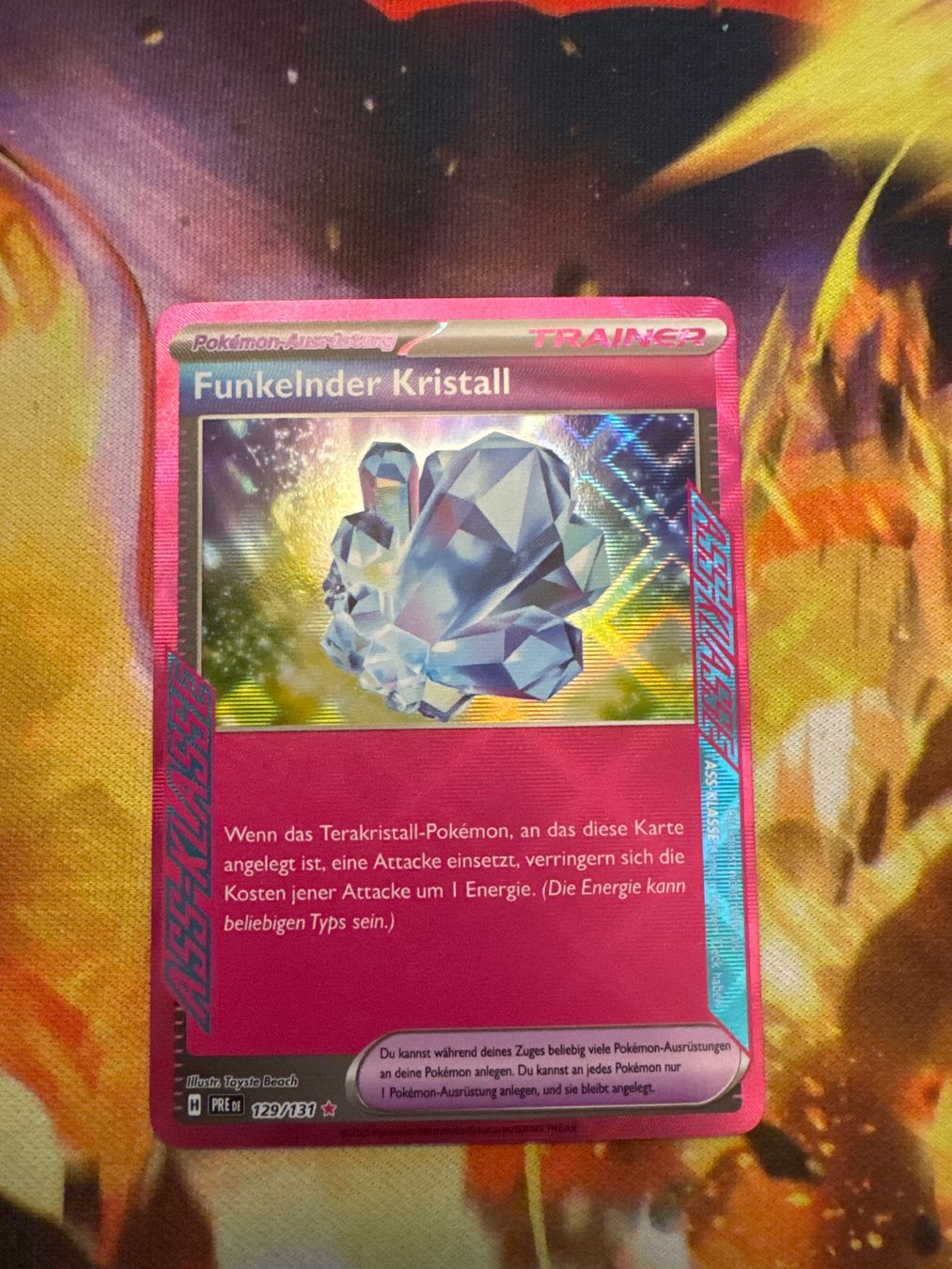 Pokémon Carte collezionabili: Funkelnder Kristall PRE 129 – Usato da Windisch venduto da phil368