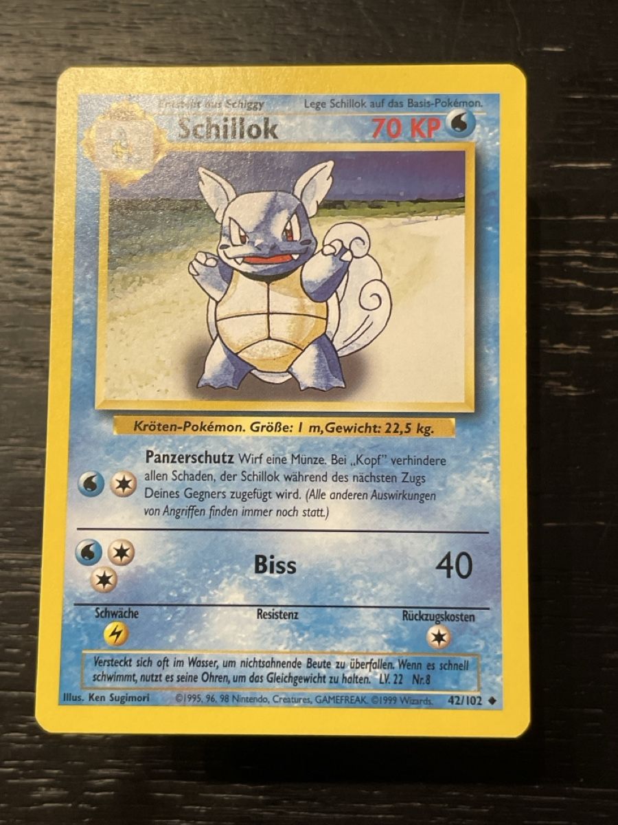Pokémon Carte collezionabili: Pokemon Schillok base 42/102 deutsch – Usato da Hugelshofen venduto da Suimosa