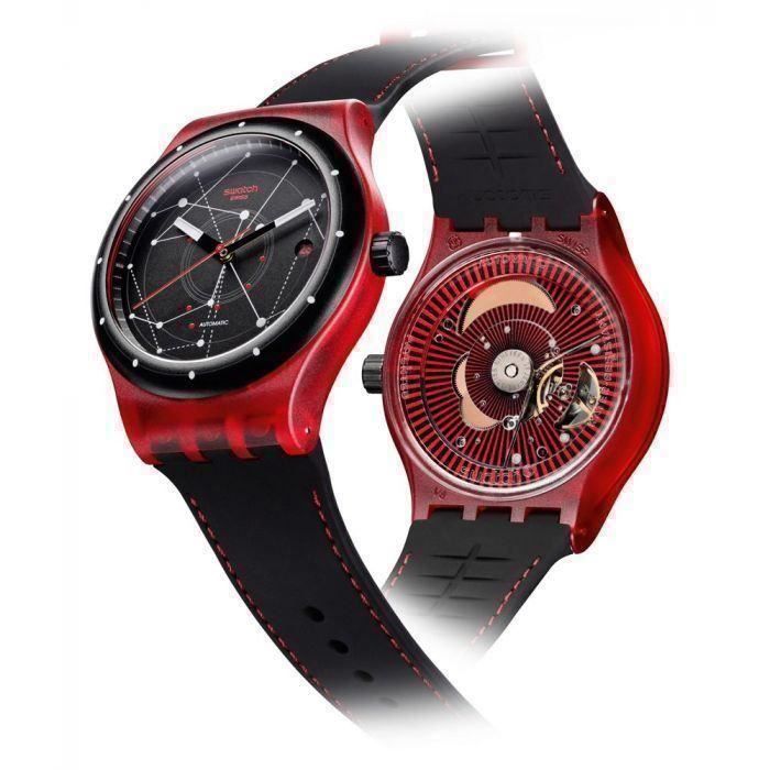 Swatch Montres: Swatch Automatic Sistem 51 SISTEM RED - ungetragen – Neuf avec emballage d'origine à Wettswil par rotonda
