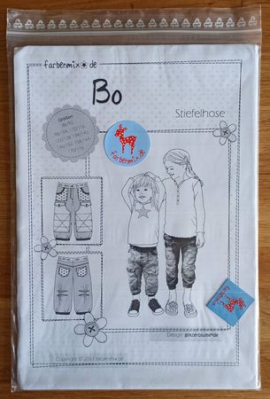 Papier-Schnittmuster "Bo" von farbenmix.de, neu & OVP