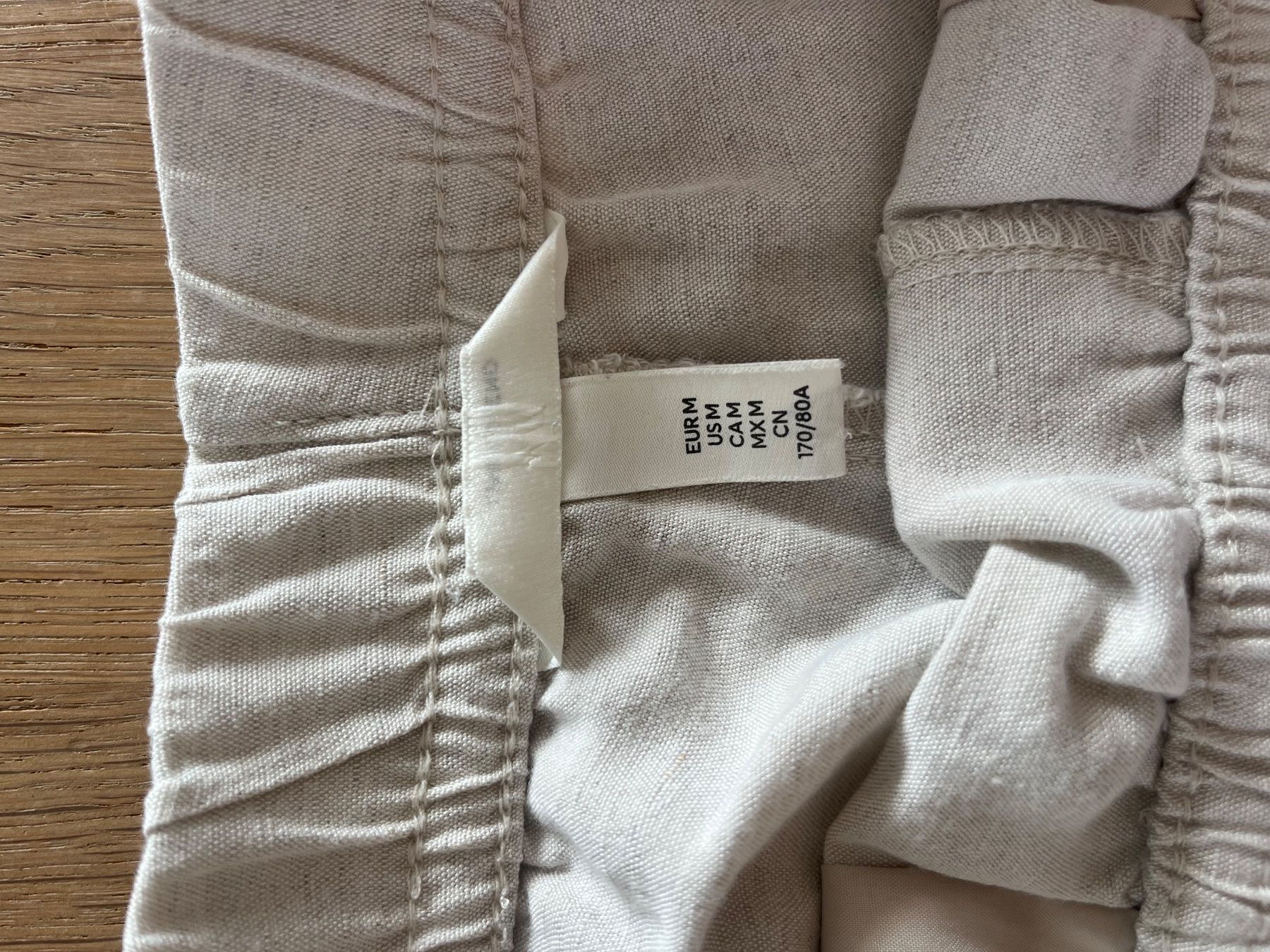 H&M Pantaloni: Damen Hose Leinen beige – Usato da Laupen BE venduto da lee_ym6v 4