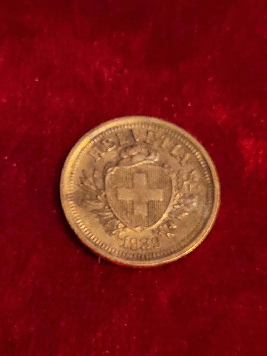 Tutti le monete: 1 Rappen 1939 sehr selten – Usato da Neuenkirch venduto da majortom30