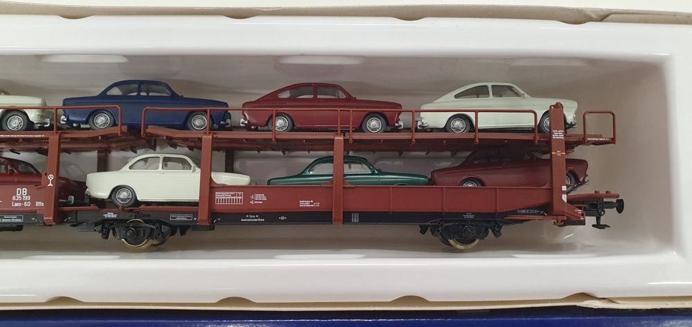Roco 66529 DB Offs Autotransportwagen mit 10 Modellautos (Neu und ...