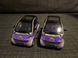 Spielzeugauto/MatchboxCar - Maisto - 2Stk Smart City-Coupé