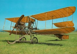 Flieger Flugzeug Dufaux 4  Doppeldecker  A4 Foto (Motiv)