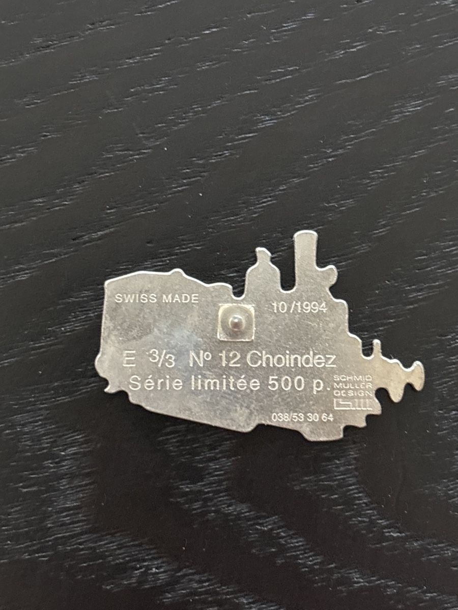 SBB/CFF/FFS Placchette & Badge: E 3/3 Schmid Müller 500 Stück – Usato da Uetendorf venduto da hoisle 1