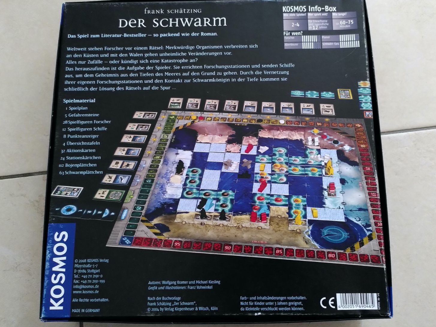 Kosmos Giochi: DER SCHWARM/ BRETTSPIEL – Usato da Brugg AG venduto da olamim 1