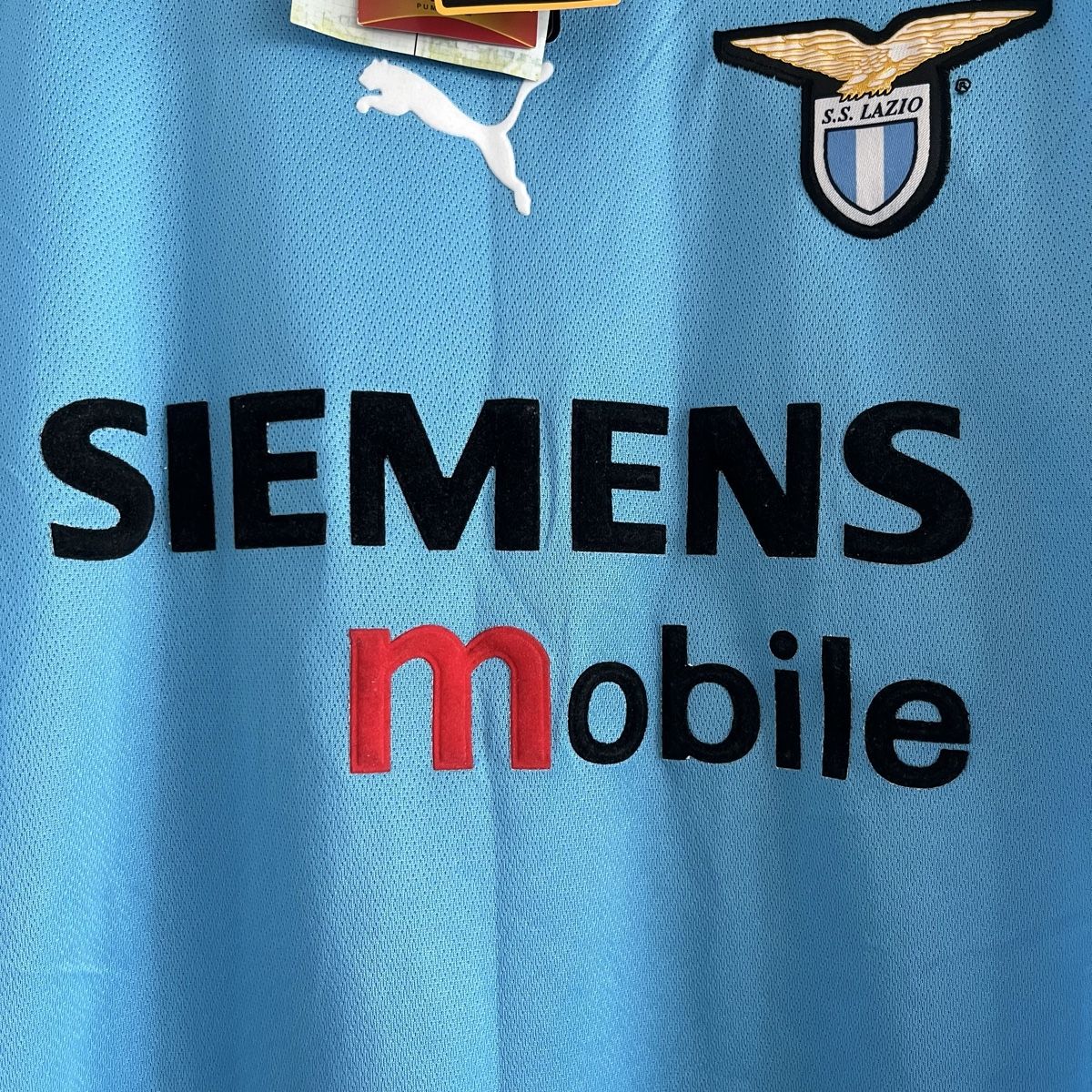 Puma Canottiere & Pantaloni: Lazio Rom Trikot Puma neu – Nuovo (secondo la descrizione) da Winterthur venduto da LaBodega 5