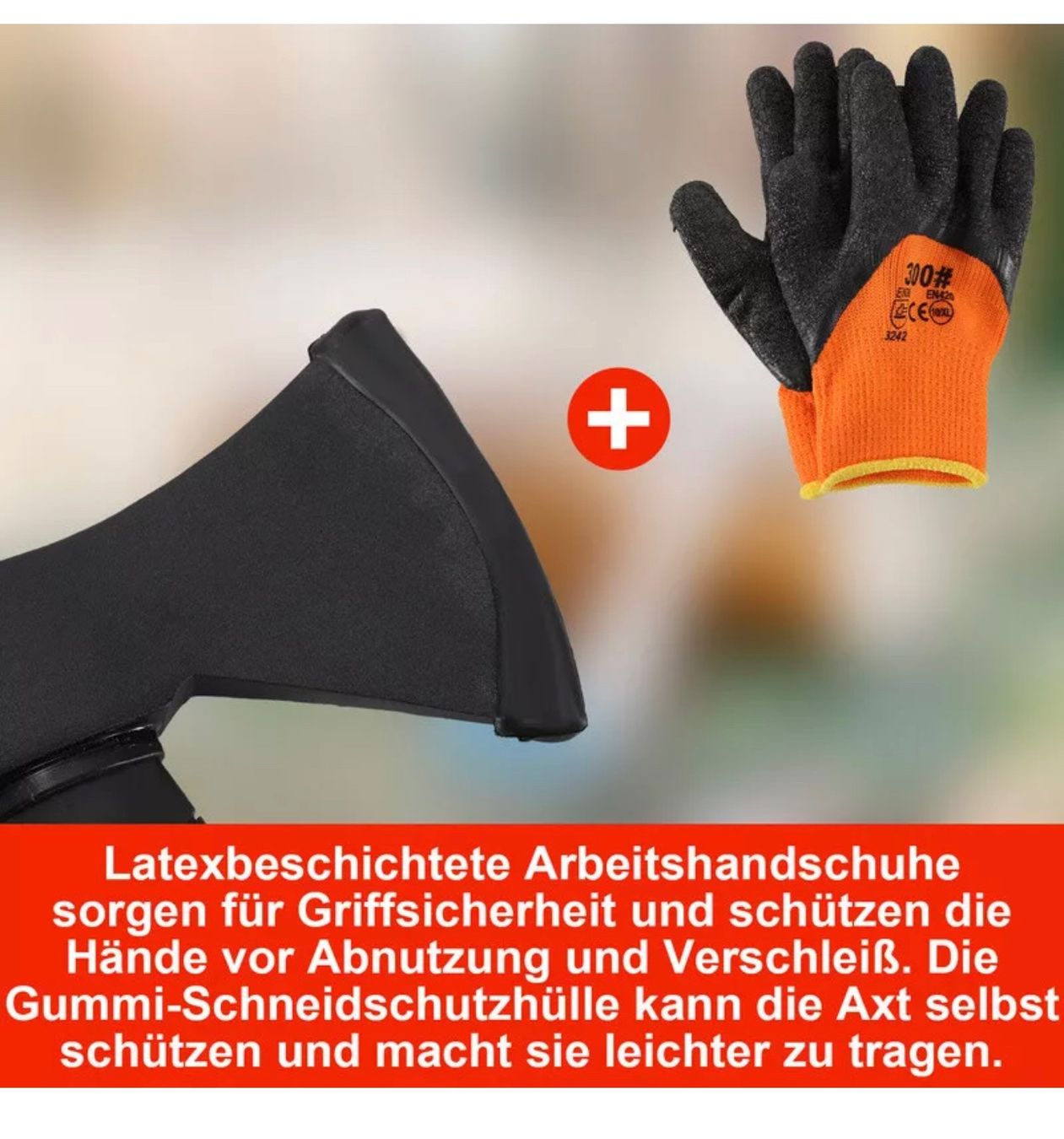 Tutti gli attrezzi: +4-er Set Gartenaxt 600, 800,1000 g – Nuovo e nell'imballaggio originale da Amriswil venduto da JaJa-Express 1