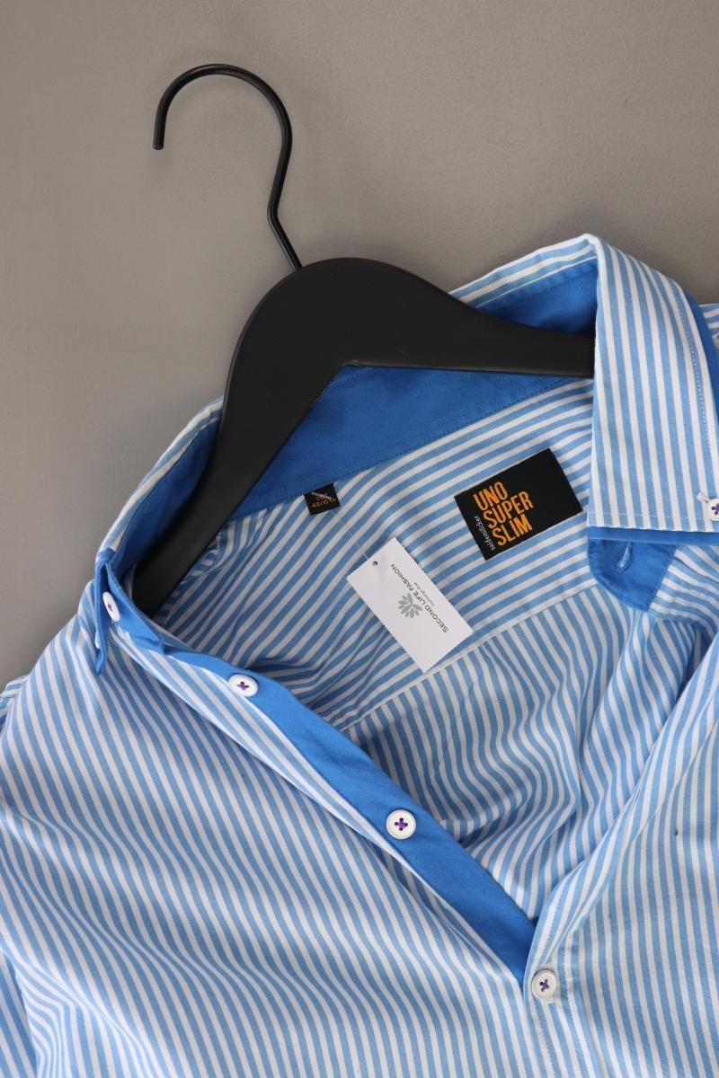Chemises: Seidensticker Langarmhemd gestreift blau – D'occasion à Neustadt an der Waldnaab par SecondLifeFashion 3