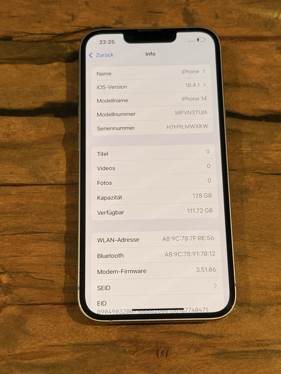 Apple Portables: iPhone 14 128GB – D'occasion à Diepoldsau par Risa-94