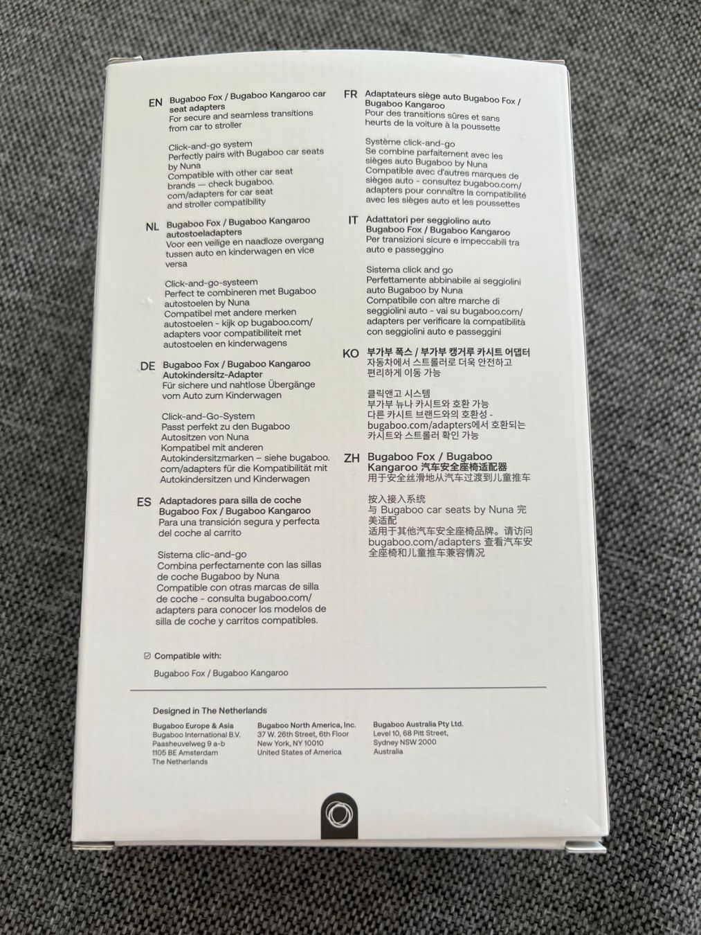 Bugaboo Lecteurs & Adaptateurs: Bugaboo Fox / Kangaroo Autositz Adapter – D'occasion à Zürich par agg_5ttv 1