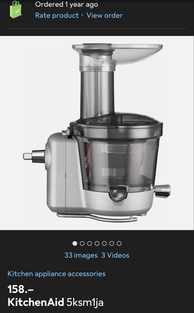 Kitchenaid Elettrodomestici da cucina: Black KitchenAid Classic Stand Mixer + Accessories Bundle – Usato da Aarburg venduto da roc_9n2c 4