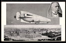 Wien, Graf Zeppelin mit seinem lenkbaren