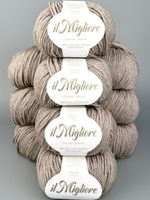 100% Merinowolle extrafine Set 10 Knäueln Beige Melange