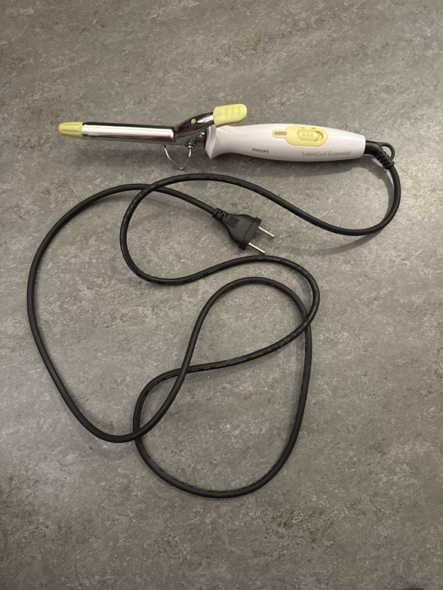 Philips Lockenstäbe & Haarglätter: Lockenstab Philips SatinCurl Essential weiss gebraucht – Neu (gemäss Beschreibung) aus Theilingen von larilu15