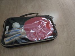 Tischtennis-Set Tasche mit 2 Schlägern und 1 Ball