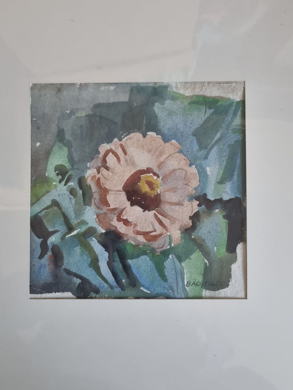 Dipinti: 2 Aquarell Signiert Bächtiger  – Usato da Schaffhausen venduto da Leveron13 1